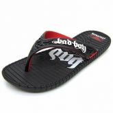 CHINELO bad-boy-gladiador-preto-vermelho INFANTIL